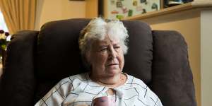 Marie Fitzgerald,Brenton Tarrant's grandmother,in her home in Grafton,NSW. 