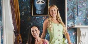 Jacqueline Bailey and daughter Lilly Van Lent in their luxury Paddington home Brompton House.