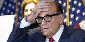 Former New York Mayor Rudy Giuliani was a key lawyer for Trump during efforts to overturn the 2020 election results.