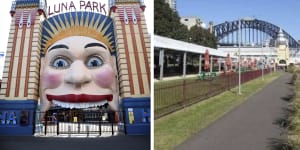 'This is an expansion':Luna Park plans raise ire of Sydney residents