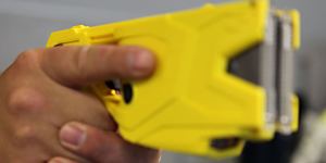 A new Taser model,the X2,which will replace the older models from Friday 21/12/2012. The new Taser has built-in video and audio recording capability. Picture supplied by ACT Policing
