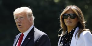 Melania Trump says she ignores rumours of Trump's infidelity