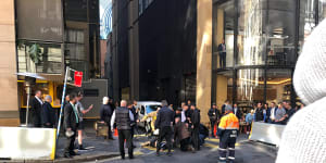 Sydney stabbing LIVE:One dead,one injured as'lone actor with a butchers knife'brings CBD to standstill