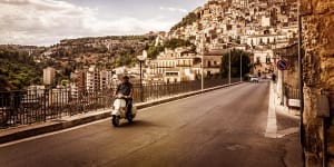 The best place in the world to travel by scooter is Italy.