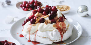 Cherries will make the perfect addition to your Christmas Day pavlova. 