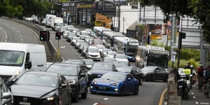 Buses set to be re-routed through Rozelle interchange to reduce traffic jam