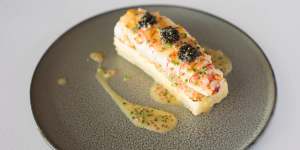 Go-to dish:Champagne lobster with french toast,Sterling caviar and finger lime.