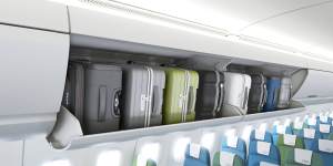 There’s never room in the overhead bins for everyone’s luggage.