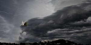 Severe thunderstorm rolls into Sydney following a sweltering Saturday