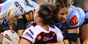 GIO Stadium hosted 11,000 for the standalone women’s State of Origin decider last year.
