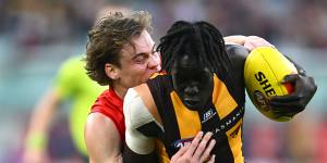 Hawthorn’s Changkuoth Jiath has suffered another injury setback.