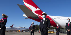 Qantas has brought forward multiple international flights out of Sydney. 