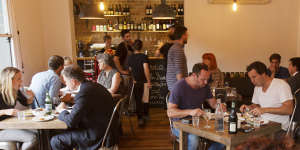 Sagra is housed in a corner brick terrace in Darlinghurst.