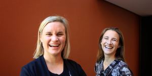 OpenAgent co-founders Zoe Pointon,left,and Marta Higuera advocate values that are understood and'real'. 