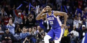 NBA career-high 49 for Embiid in 76ers win