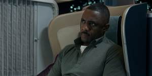 Idris Elba plays a corporate negotiator who finds himself on board a hijacked plane:ticking clock tension.