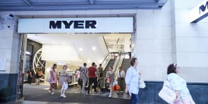 Myer has signed a number of loyalty points deals over the past year. 