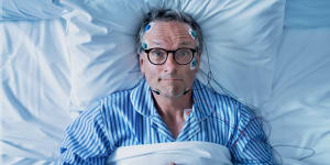 Dr Michael Mosley in a series about battling insomnia and sleep apnoea.