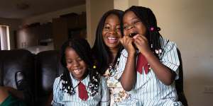 Philomina had emigrated from Ghana and had 18-month-old triplets when her husband died suddenly.