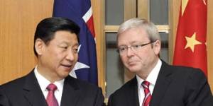 Xi who must be obeyed:Kevin Rudd meets China's then vice-president Xi Jinping in June 2010.