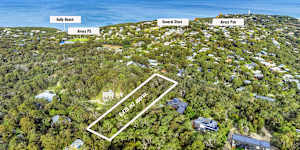 The valuation of Nigel Carter’s Aireys Inlet land increased by 134 per cent.