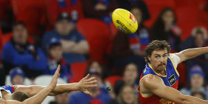 Chris Fagan flagged a tough review for Joe Daniher after the loss to the Bulldogs.