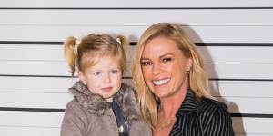 Helping the then-48-year-old TV personality Sonia Kruger (pictured here with daughter Maggie) become pregnant further boosted Burmeister’s rock-star status in the fertility world. 