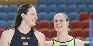 Eyeing a haul in Rio:Cate and Bronte Campbell.