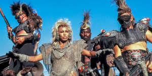 “This incredibly strong extraordinary presence”:Tina Turner as Aunty Entity in Mad Max Beyond Thunderdome.