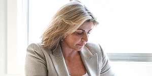 Safe Steps CEO Chelsea Tobin inside ‘Sanctuary’,which temporarily houses women and children experiencing family violence.