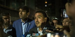 Guaido deputy towed away in car to detention by security agents