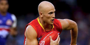 Game changer:Gary Ablett had a brilliant 2013 campaign. but even he couldn’t drag the Suns into the finals.