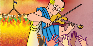 He does hold a ukulele,mate:Scott Morrison plays the man,not the Prime Minister