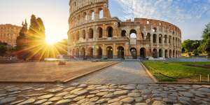 Rome’s ancient Colosseum.