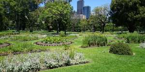 Carlton Gardens in Melbourne.