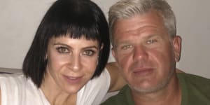 Nick Panagiotopoulos died while waiting for an ambulance in October. His death is the earliest linked to ESTA call answering delays. He is pictured with his wife,Belinda.