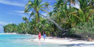Aitutaki:The best lagoon in the South Pacific.