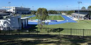 The second track at QSAC,next to the stadium,would provide a more convenient warm-up track for Games competitors than was planned under the Gabba rebuild option.