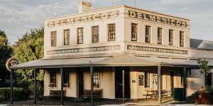 Exterior of the Guildford Family Hotel.