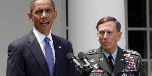 President Barack Obama with General David Petraeus ... Obama now has to find himself a new spy chief.