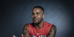 Lance Franklin is five goals away from his 1000th.