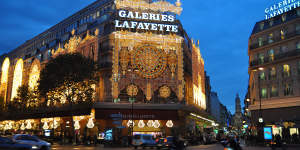 Lafayette Galeries come alive in the festive season.