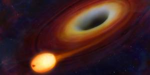 A black hole ripping apart a nearby star in its orbit could be the source of the extraordinary pulses of energy.