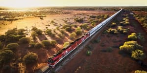 A 2979 kilometre trans-continental journey,north to south:The Ghan.