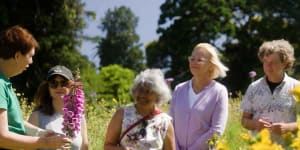 At Sydney’s Royal Botanic Gardens,it’s always gardening season