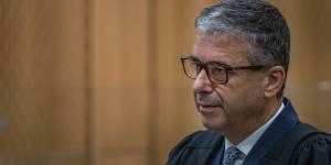 Crown prosecutor Mark Zarifeh at the sentencing hearing for Christchurch mosque gunman Brenton Tarrant on Thursday.