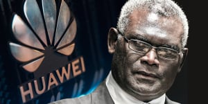 The Solomon Islands PRime Minister has signed a deal with Huawei that will dwarf that of Telstra.