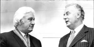 Governor general designate John Kerr and prime minister Gough Whitlam were probably not discussing the meaning of reserve powers at this meeting in 1974. 