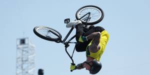 Australian Logan Martin takes gold in the BMX debut at the Tokyo Olympics.