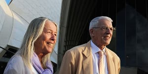 Lin and Jan Utzon,the children of Sydney Opera House architect Jorn Utzon,will talk on Tuesday at a lecture for the building’s 50th anniversary on October 20,1973.